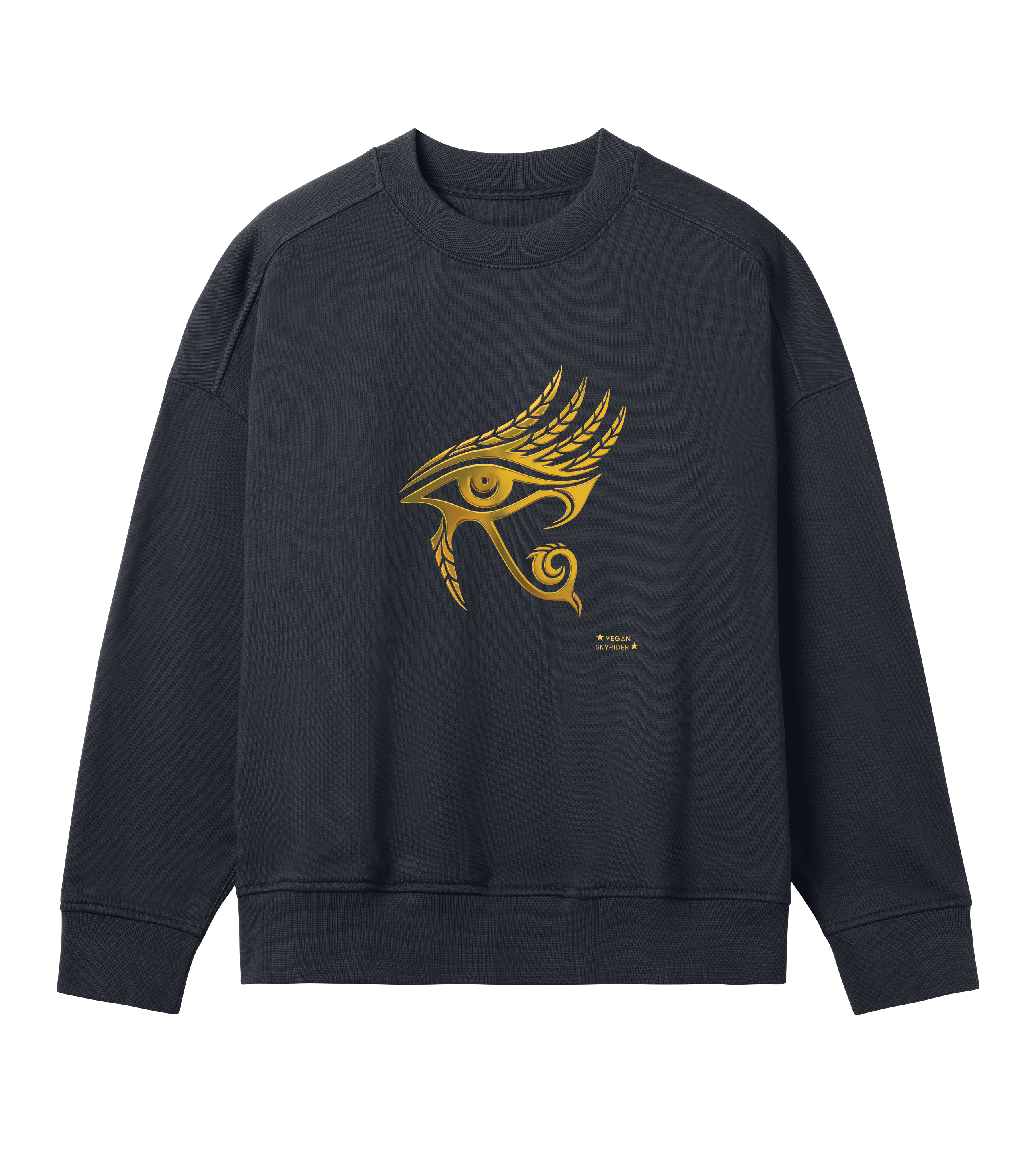 womens-black-organic-sweatshirt-protective-eye-symbole-vegan-skyrider